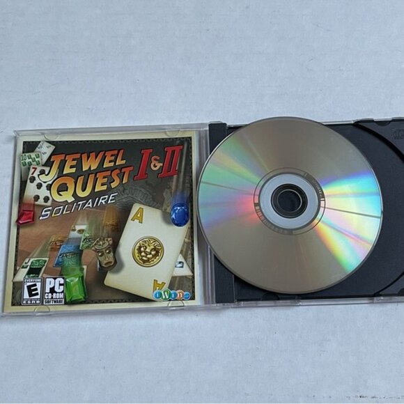 Jewel Quest Solitaire I and II PC Games CD ROM E ESRB iWin Games Holiday Gift - Picture 5 of 5